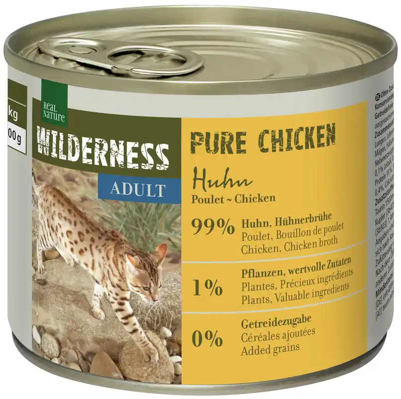 Neuheit REAL NATURE WILDERNESS Adult Pure Chicken 200 g