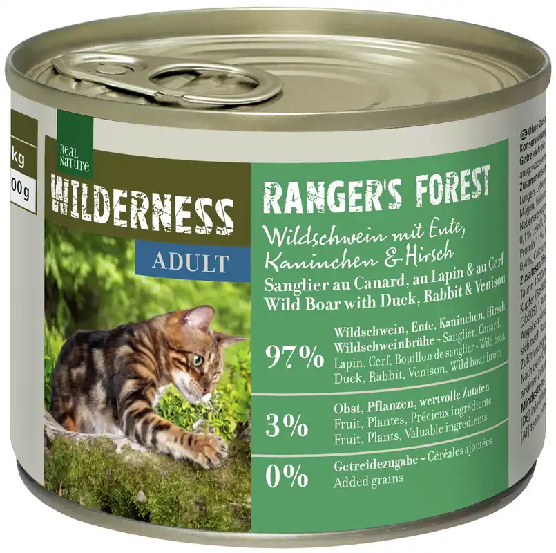 Günstig REAL NATURE WILDERNESS Adult Ranger´s Forest 200 g