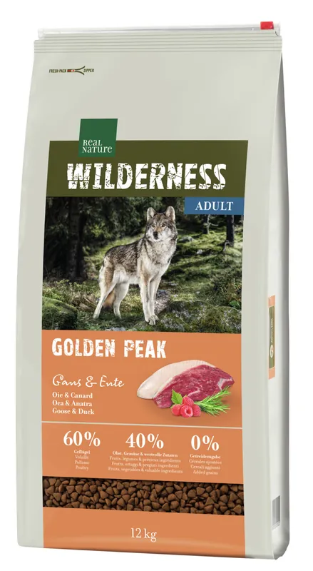 REAL NATURE WILDERNESS Golden Peak Gans und Ente 12 kg Begrenztes Angebot