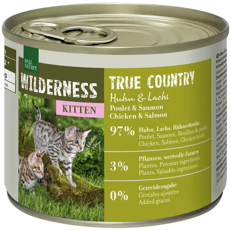 REAL NATURE WILDERNESS Kitten True Country 200 g Ausverkauf