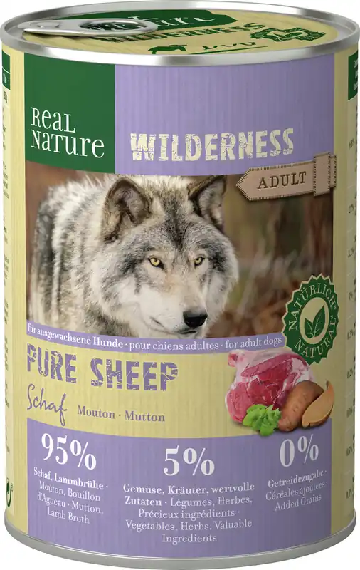 Abverkauf REAL NATURE WILDERNESS Adult Pure Sheep 400 g