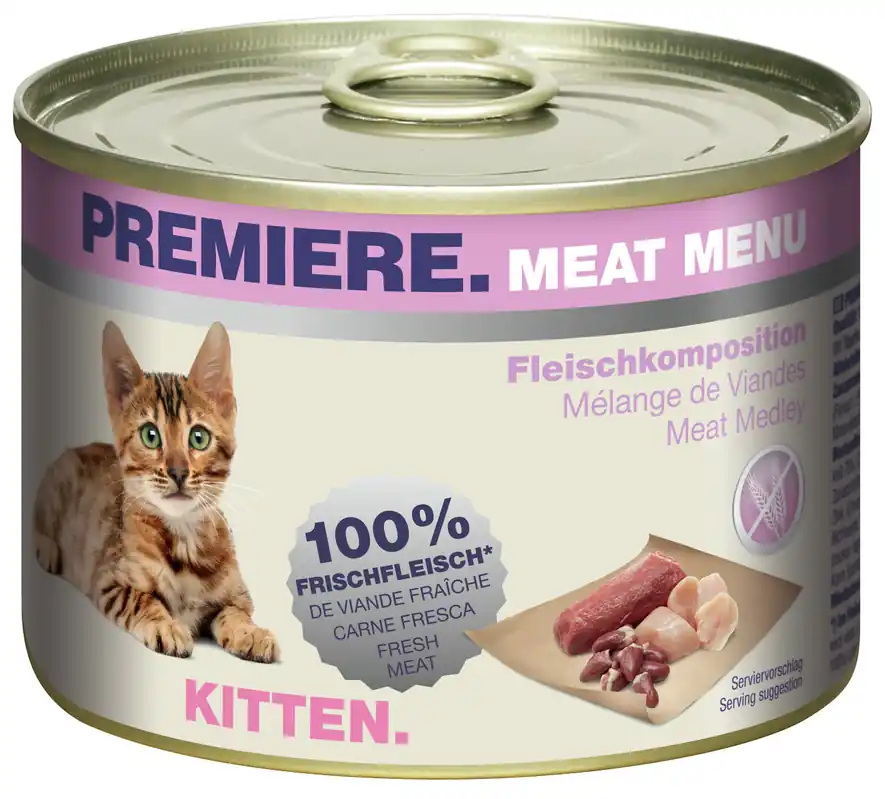 PREMIERE Meat Menu Kitten Fleischkomposition 200 g Preiswert