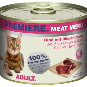 PREMIERE Meat Menu Adult Rind und Rinderherzen 200 g Markenprodukt