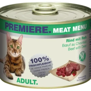 Geprüft PREMIERE Meat Menu Adult Rind und Reh 200 g
