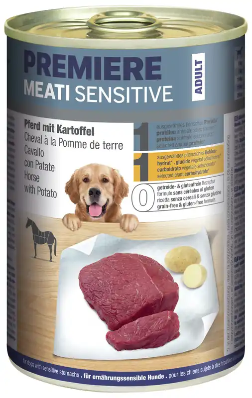 PREMIERE Meati Sensitive Pferd mit Kartoffeln 400 g Markenprodukt