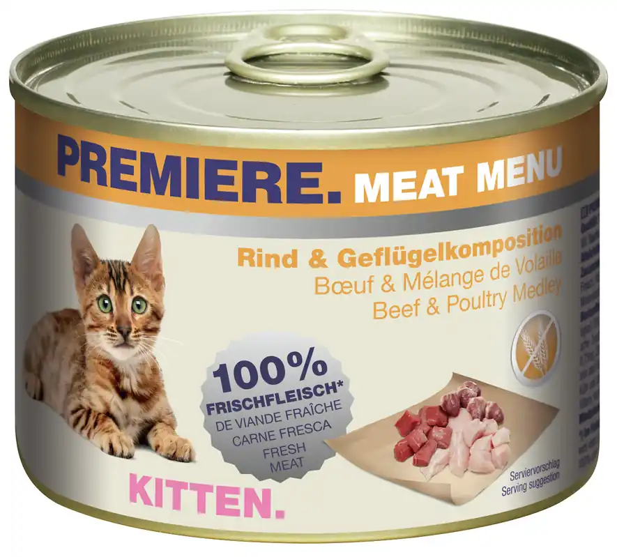 PREMIERE Menü Kitten Geflügelkomposition 200 g Günstig