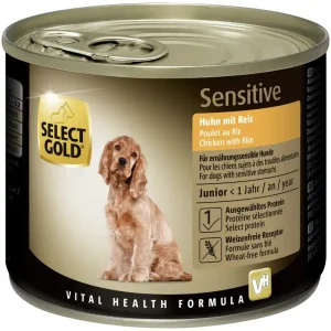 Select Gold Sensitive Hund Junior Huhn/Reis 200 g Super-Preis