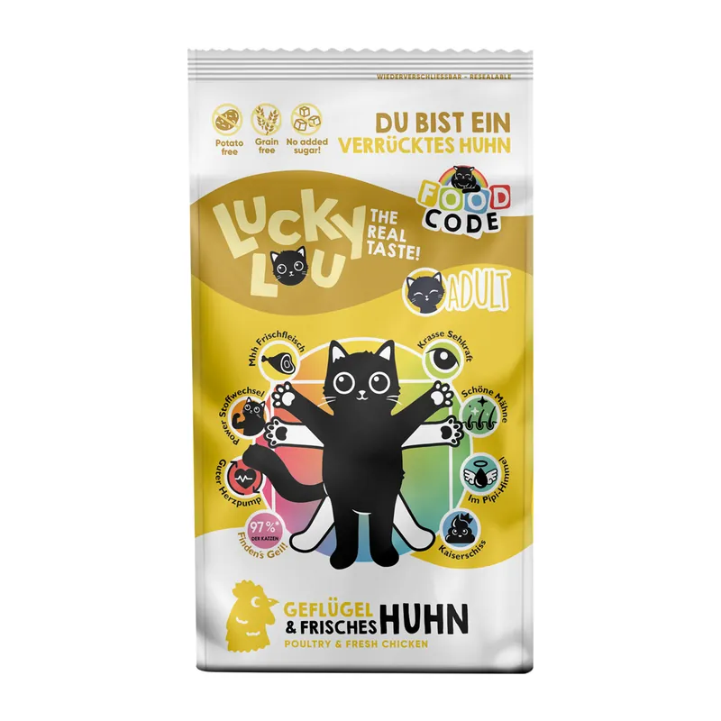 Lucky Lou Adult Geflügel & Huhn 340 g Neue Kollektion