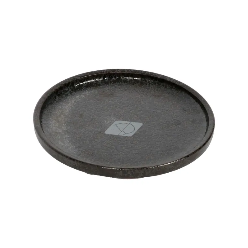 Letzte Chance D&D Futterschale Jasper 13 x 13 x 2 cm schwarz