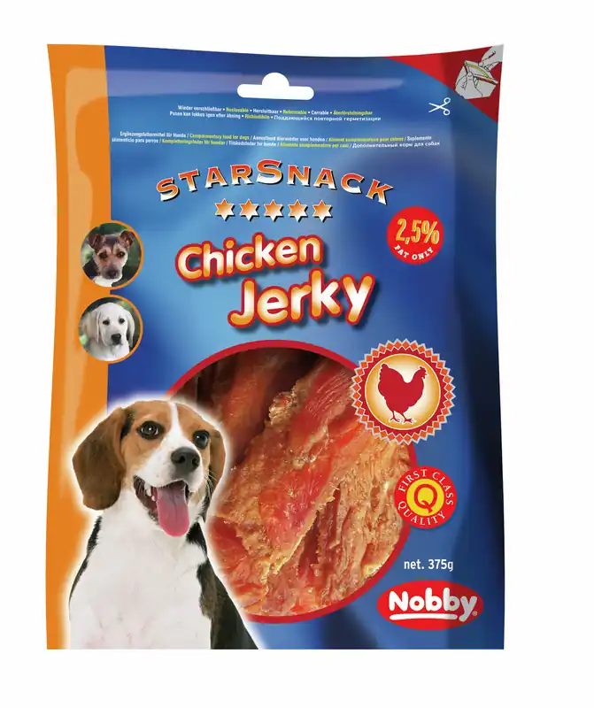 Geprüft StarSnack Chicken Jerky 375 g