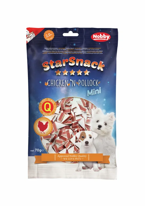 StarSnack Soft Chicken 'n Salmon Mini 70 g Top-Seller