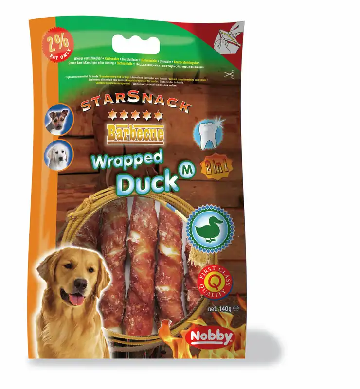 Sale StarSnack Wrapped Duck M 140 g