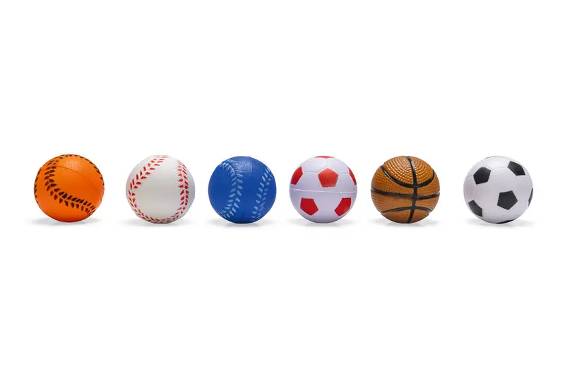 Neuheit Beeztees Moosgummi Sportball sortiert Tonne 28 Stück