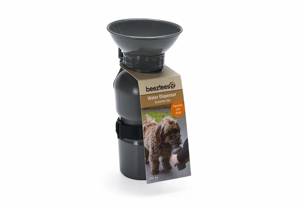 Garantierte Lieferung Beeztees Trinkflasche Hund Nia grau 550 ml