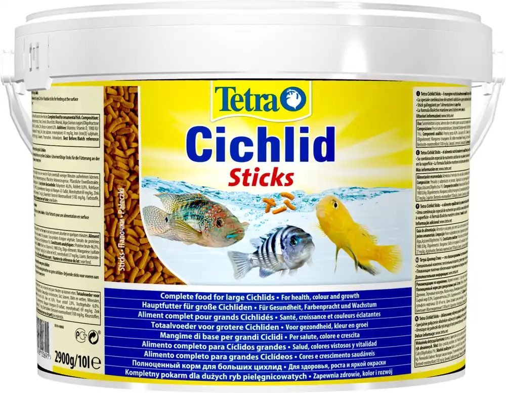 Neu Im Sortiment Tetra Cichlid Sticks 10 l