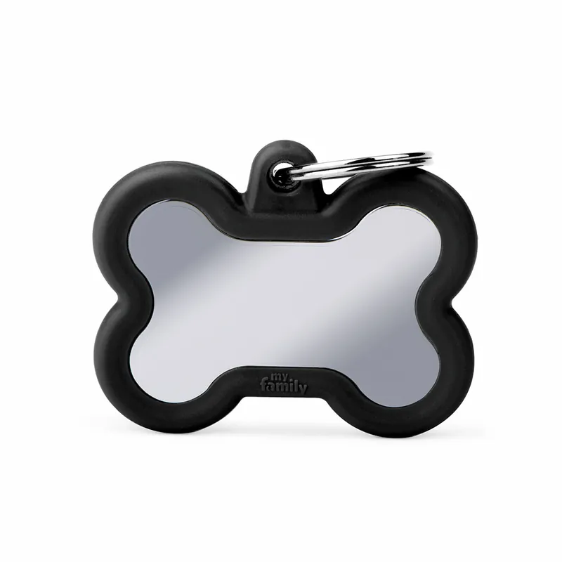 MY FAMILY Hush Chrome Bone Black Rubber Heißes Angebot