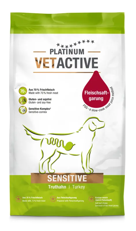 Rabatt PLATINUM VETACTIVE Sensitive 5 kg