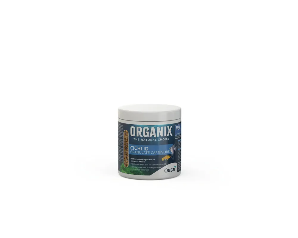Oase ORGANIX Cichlid Carni. Granulate 500 Mililiter Fischfutter Sofort Bestellen
