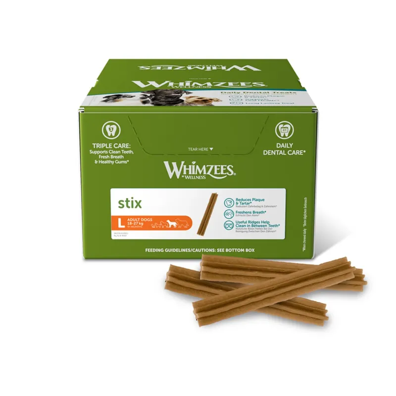 Preiswert Whimzees Stix L 60 g - 2 x 17 x 2,2 cm