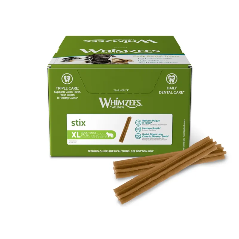 Letzte Chance Whimzees Stix XL 120 g - 2,5 x 23,2 x 2,7 cm