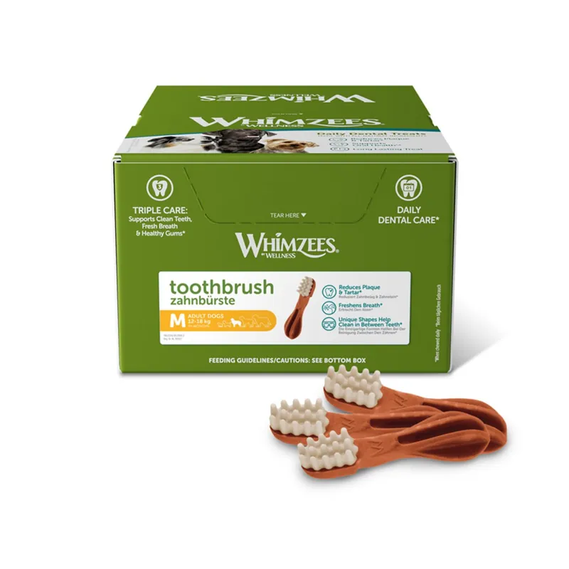 Angebot Whimzees Zahnbürste M 30 g - 3,5 x 11 x 2,5 cm