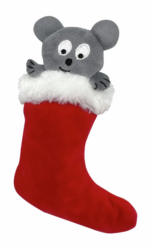 Aumüller Stiefel-Mäuschen Xmas Katzenspielkissen Markenware