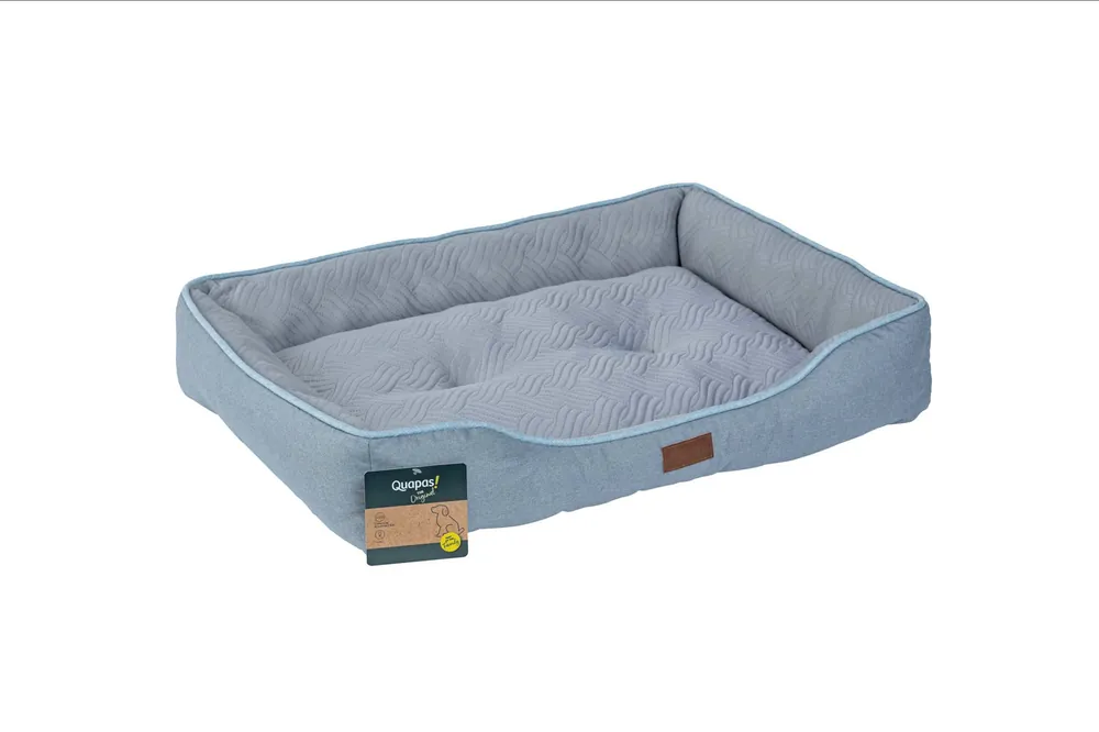 Quapas! Hundebett Self cooling L grau 90 cm Echt