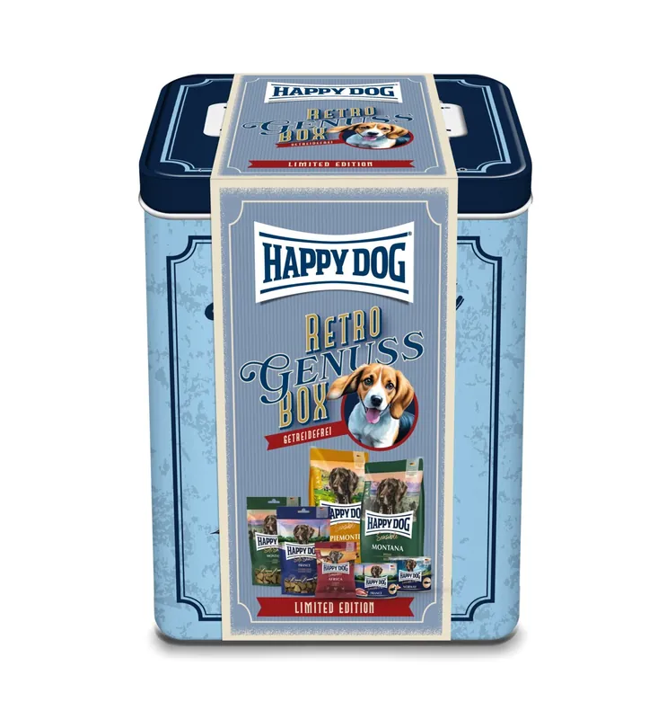 HAPPY DOG Retrobox getreidefrei Neue Kollektion