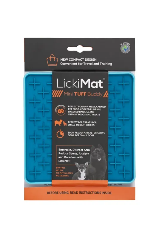 LickiMat Mini Buddy TUFF türkis 15 x 15 cm Neue Kollektion