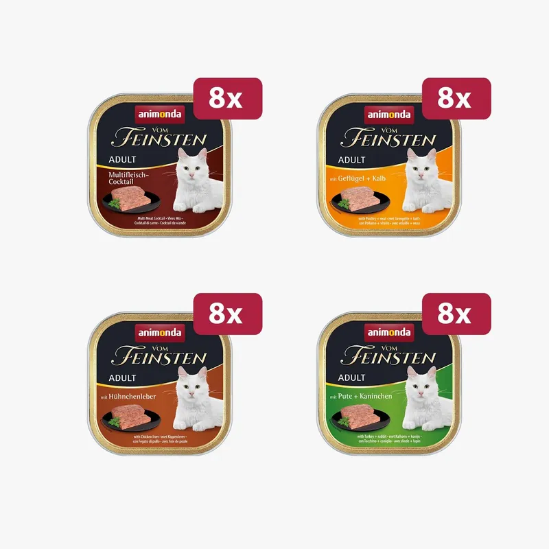 animonda vom Feinsten Adult Feinschmecker-Geflügel Vielfalt 100 g (32 Stück) Highlight