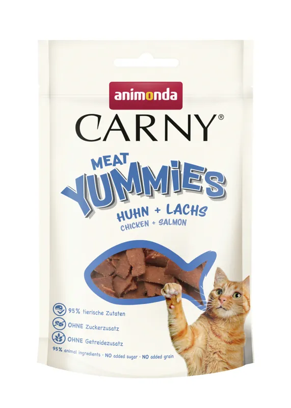Zertifiziert animonda Katze Carny Meat Yummies Huhn & Lachs 50 g