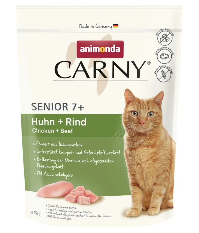 animonda Katze Carny Trocken Senior Huhn / Rind 350 g Wochenendangebot
