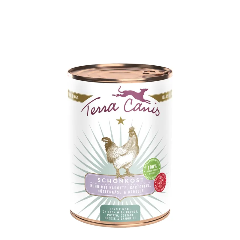 Garantierte Lieferung Terra Canis Schonkost Huhn & Karotte + Kartoffel 400 g