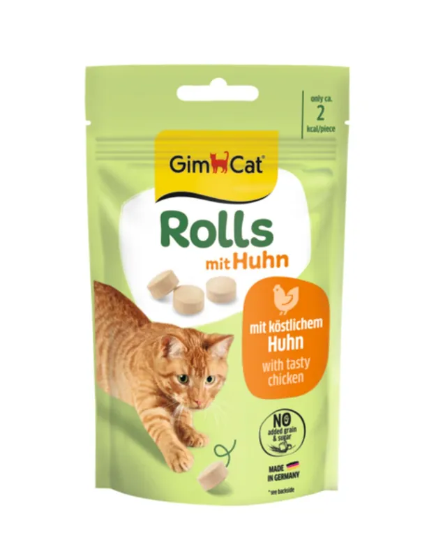 Preisreduziert Gimcat Rolls mit Huhn 40 g