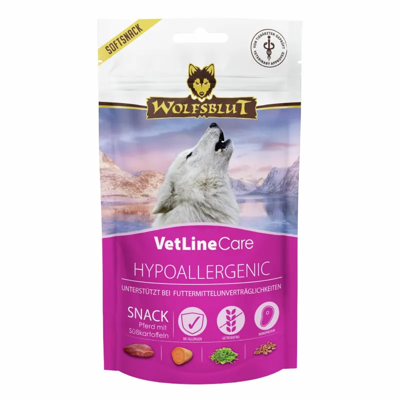 Neuheit WOLFSBLUT VetLine Snack Hypoallergenic 100 g