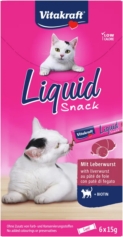 Vitakraft LiquidSnack Leberwurst+Biotin 90 g Direktkauf