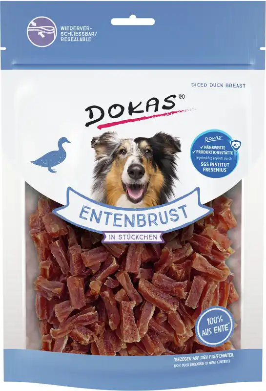 Neu Im Sortiment DOKAS Entenbrust in Stückchen 200 g