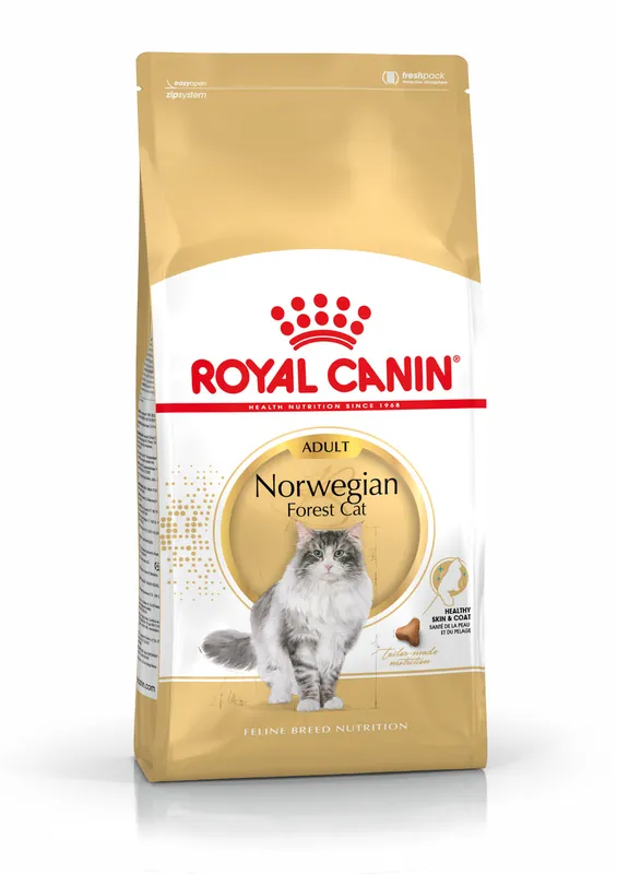 Neu ROYAL CANIN Feline Breed Nutrition Norwegische Waldkatze 400 g