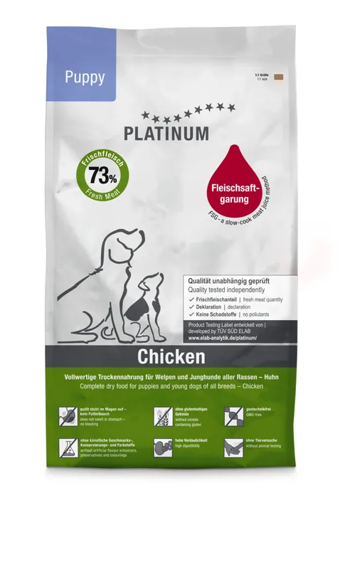 Sparpaket 3 x 5 kg PLATINUM Puppy Chicken Kracherpreis