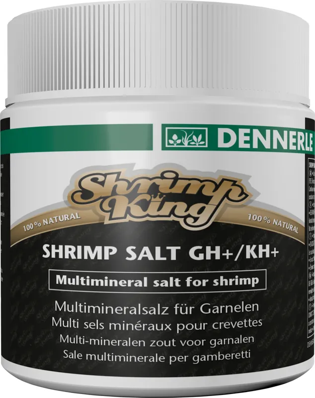 Nur Heute Sparpaket 2 x 200 g Dennerle Shrimp King Bee Salt GH+/KH+ Aquarium Wasseraufbereitung