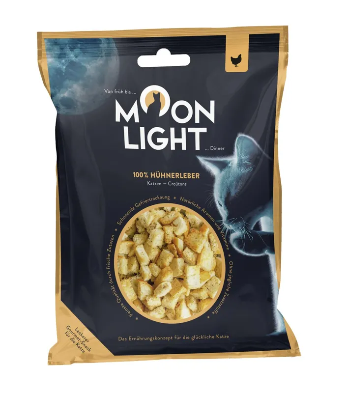 Aktuell Moonlight-Dinner 100% Hühnerleber Snackwürfel 23 g