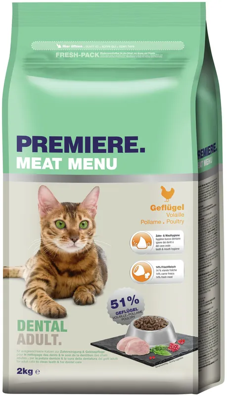Knallerangebot PREMIERE Adult Dental Geflügel 2 kg
