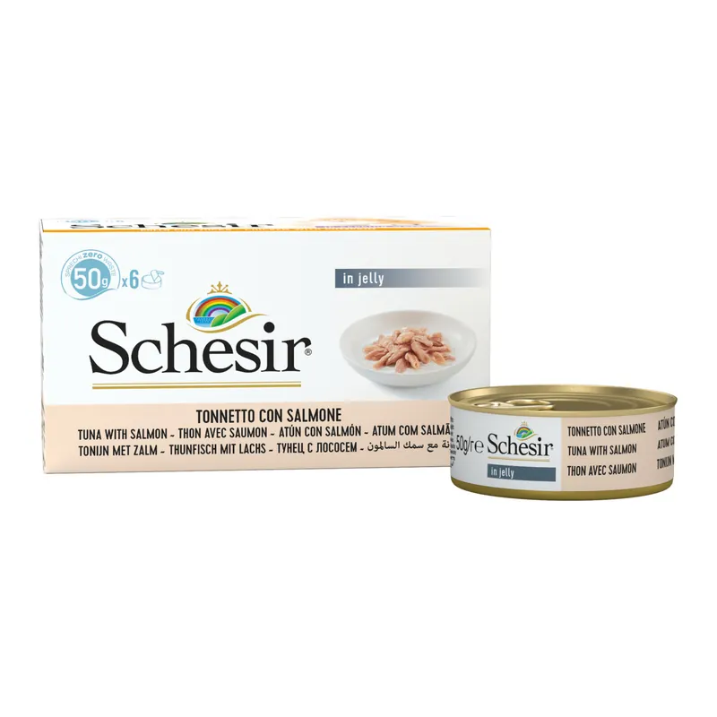 Meistverkauft Schesir Thunfisch Lachs in Jelly 6x50 g Multipack