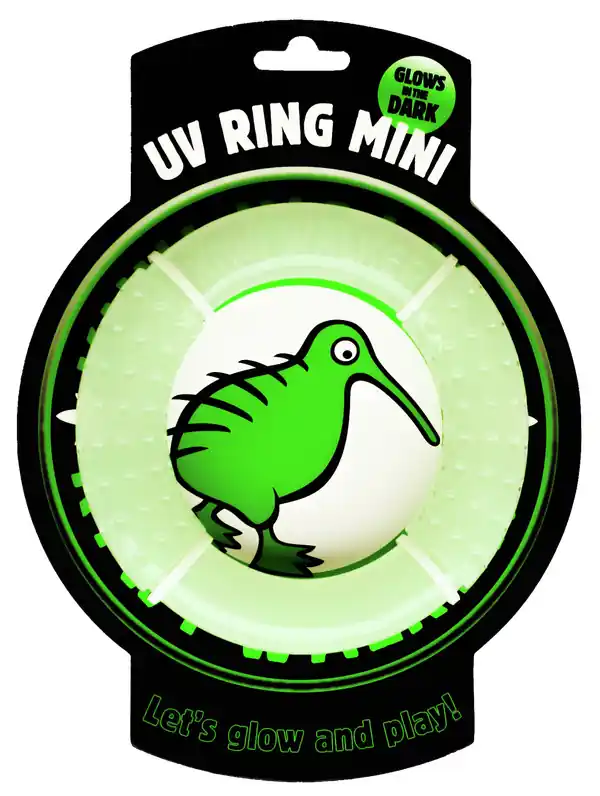 Aktuell Kiwi Walker TPR Foam Toy glow Ring Mini green
