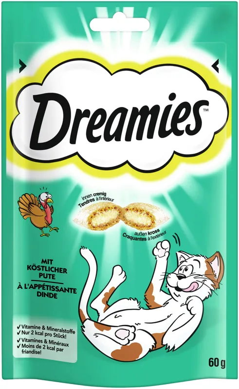 Neuheit Dreamies Pute 60 g