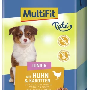 Multifit Pate Junior Geflügel,Karotten 475 g Echt