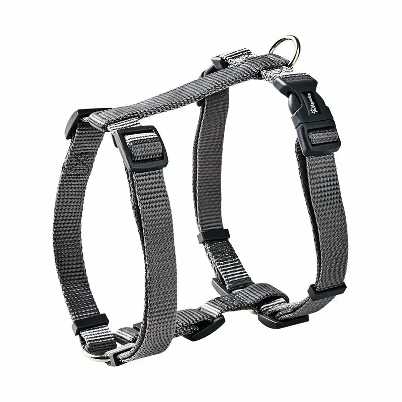 Allpets Classy Geschirr M–L 52–75 cm / 20 mm grey Heißes Angebot