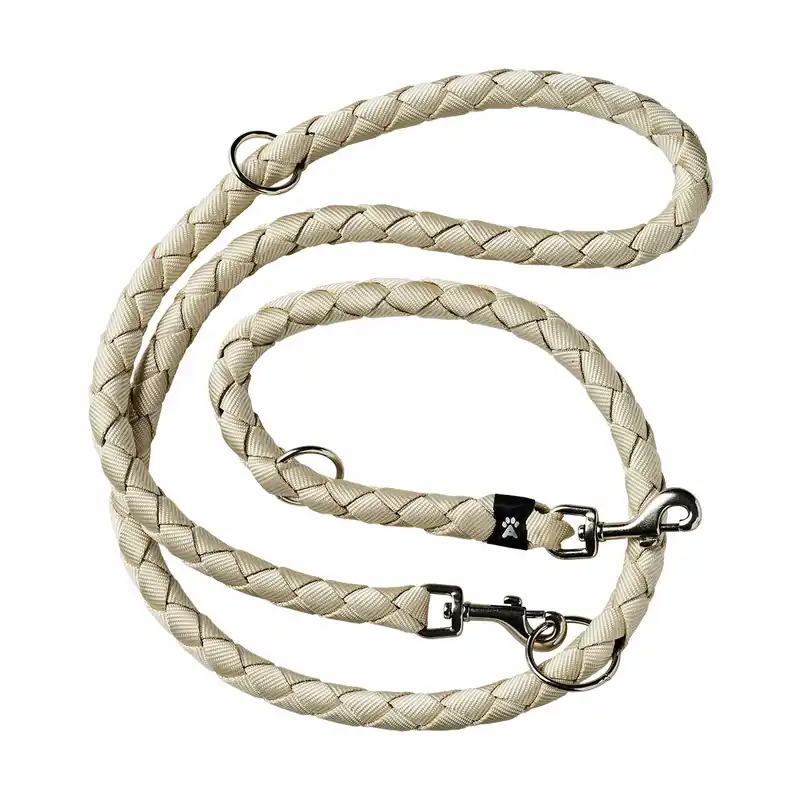 Allpets Elegant Leine L-XL 2 m / 18 mm beige Sichere Zahlung