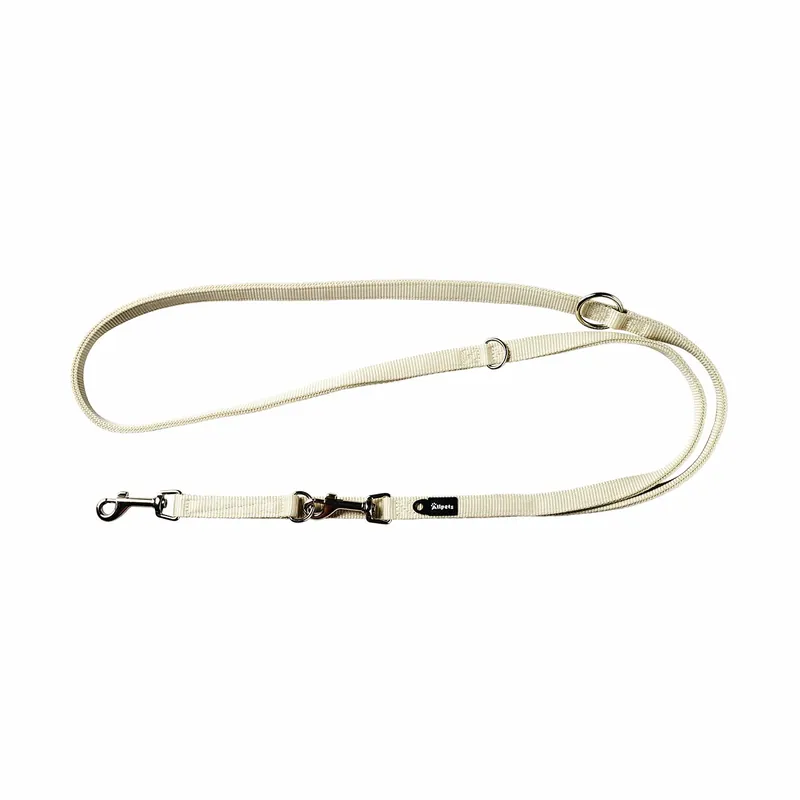 Allpets Extended Leine doppelt L–XL 2 m / 25 mm beige Zertifiziert