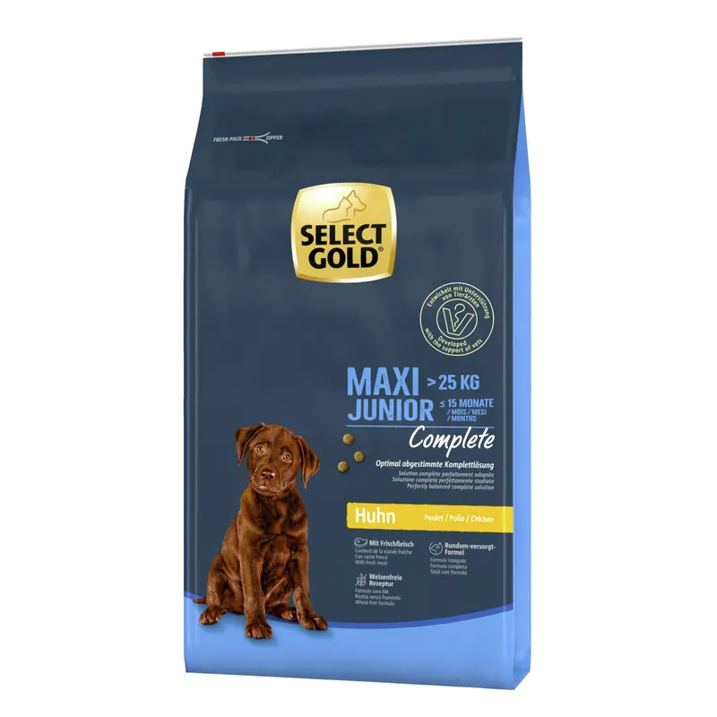Neue Ware Select Gold Junior Maxi Huhn/Truthahn 12 kg